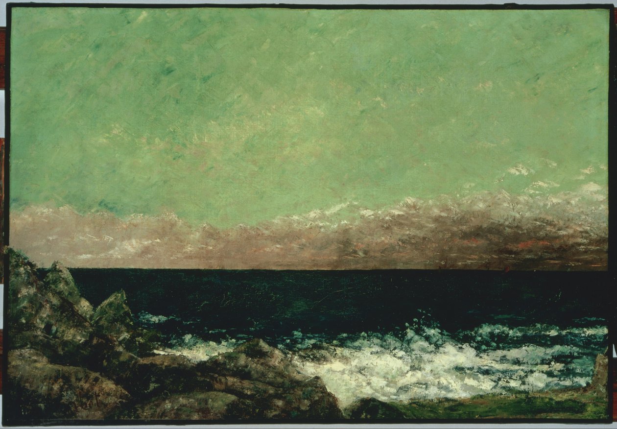 Middelhavet av Gustave Courbet