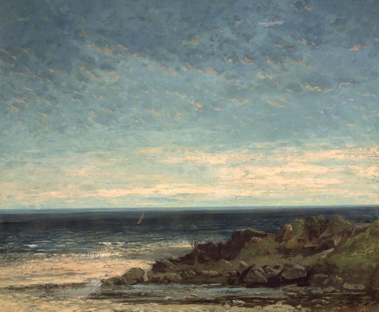 Sjøen av Gustave Courbet