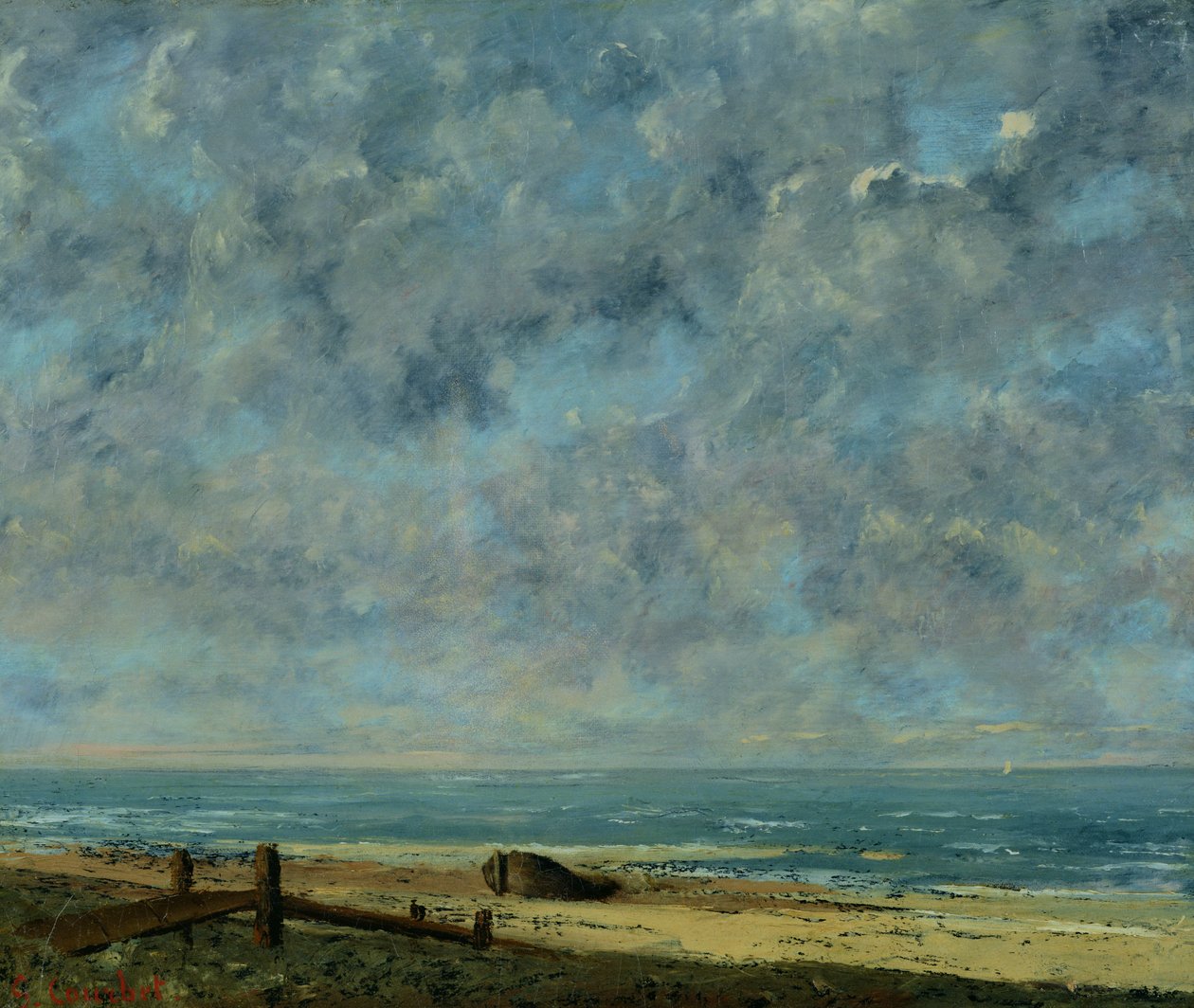 Havet, ca. 1872 av Gustave Courbet