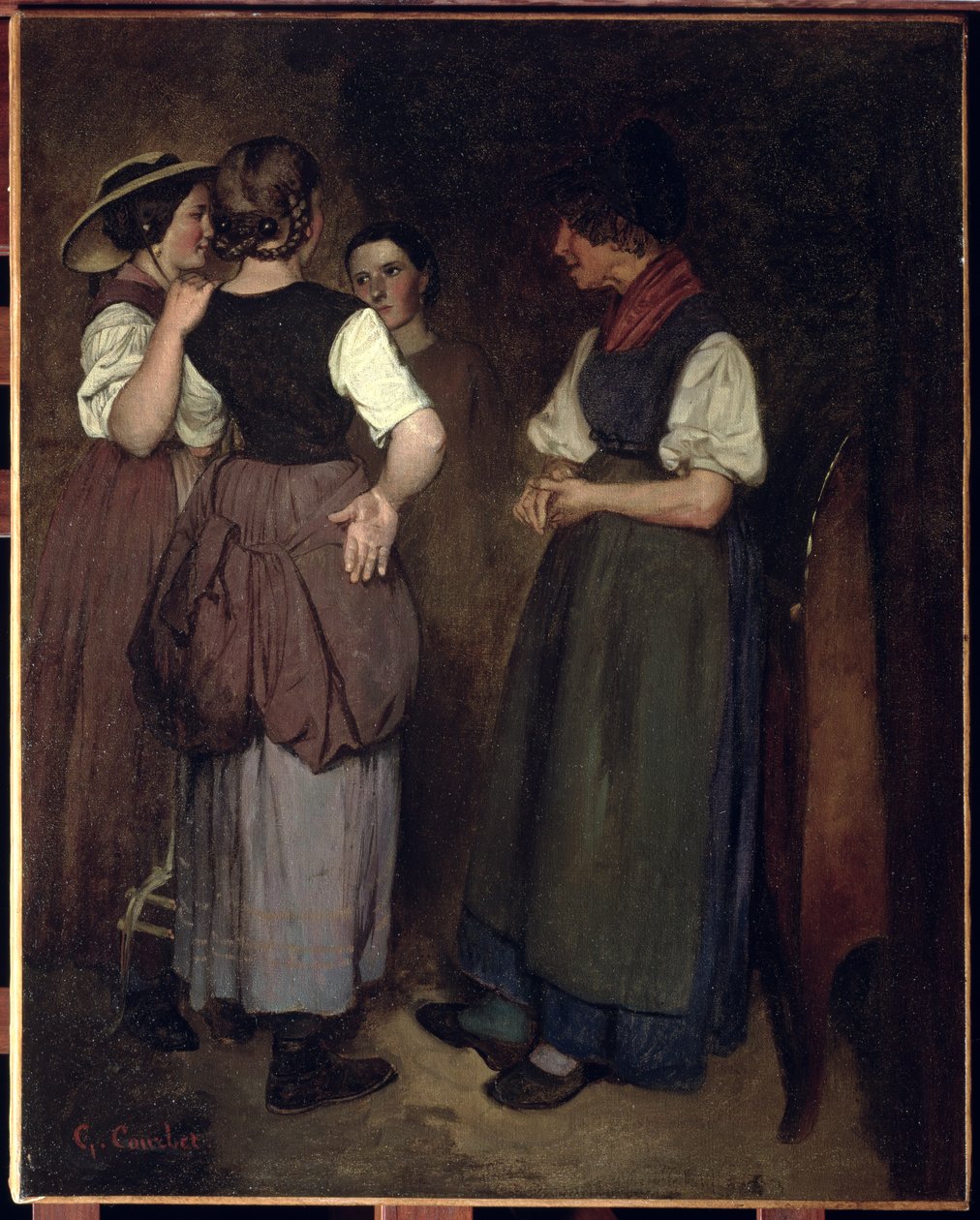 Historiene om bestemor Salvan, 1847 av Gustave Courbet