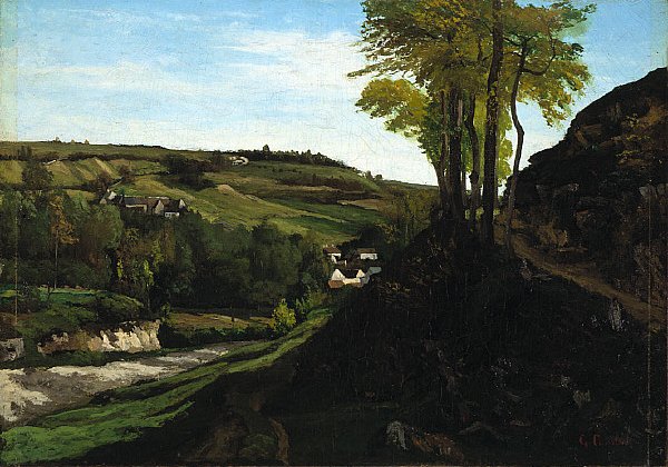 Ornans -dalen av Gustave Courbet