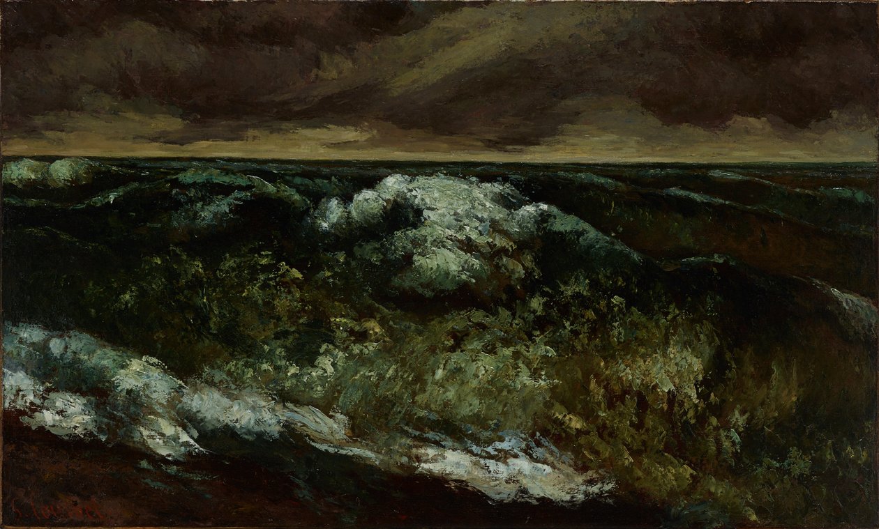 Bølgen av Gustave Courbet