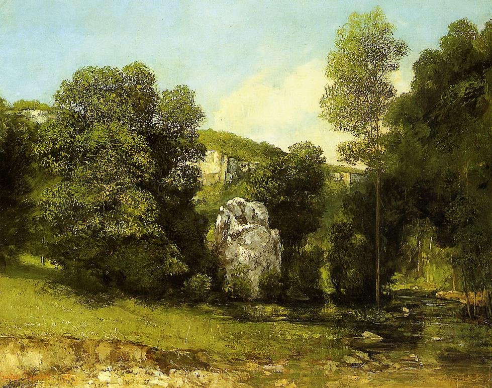 Vannstrømmen Bremen av Gustave Courbet