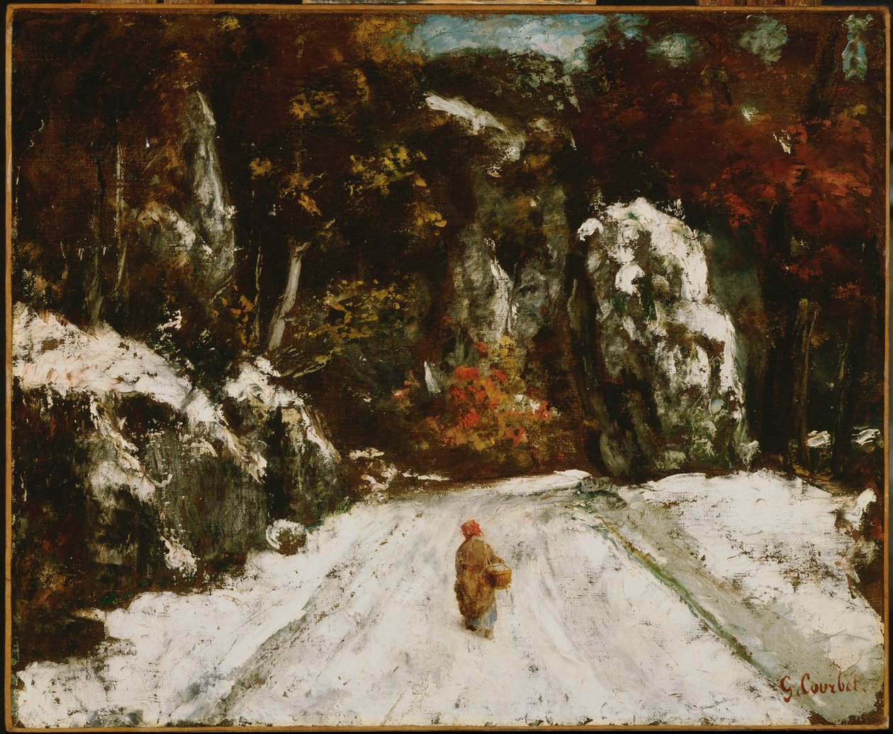Vinter i Jura av Gustave Courbet
