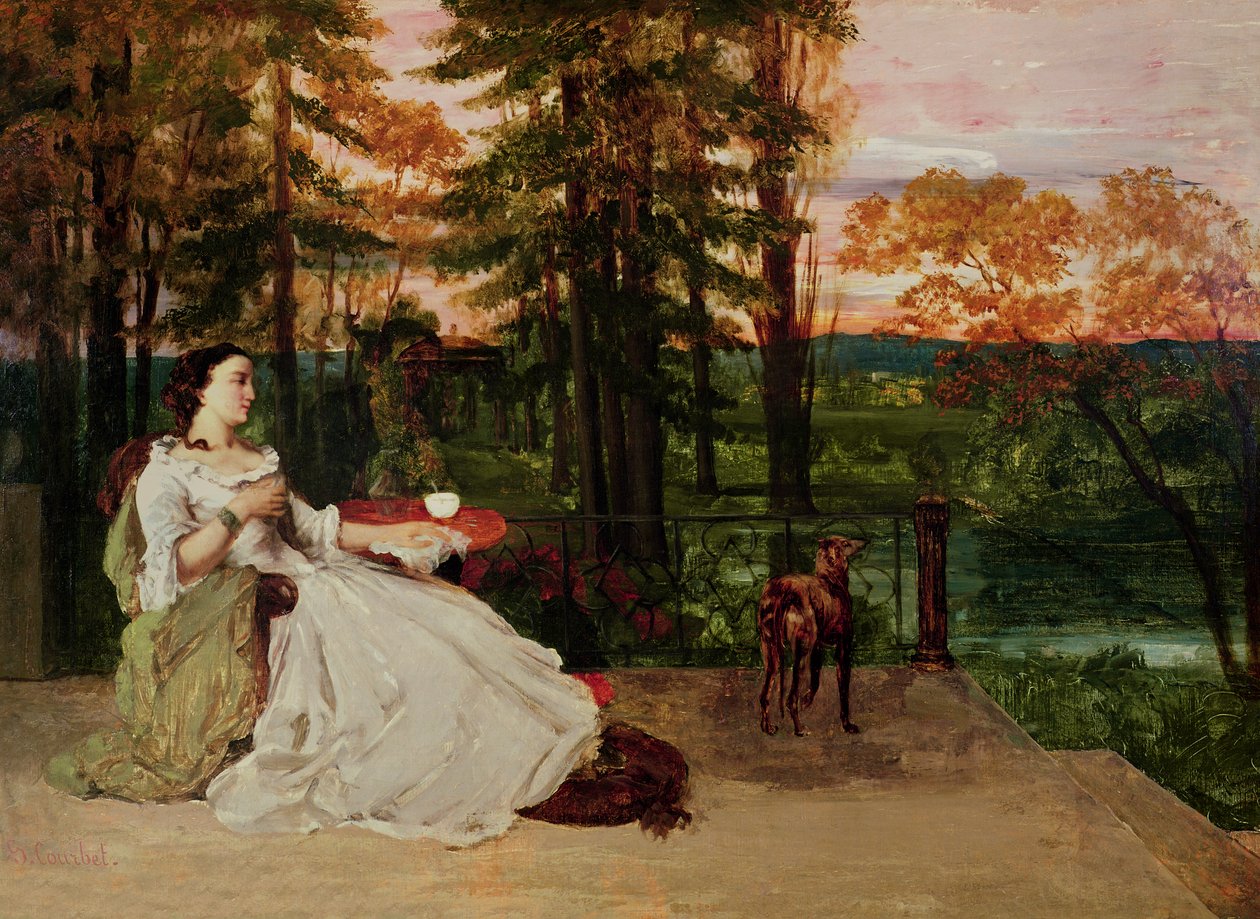 Kvinne fra Frankfurt, 1858 av Gustave Courbet