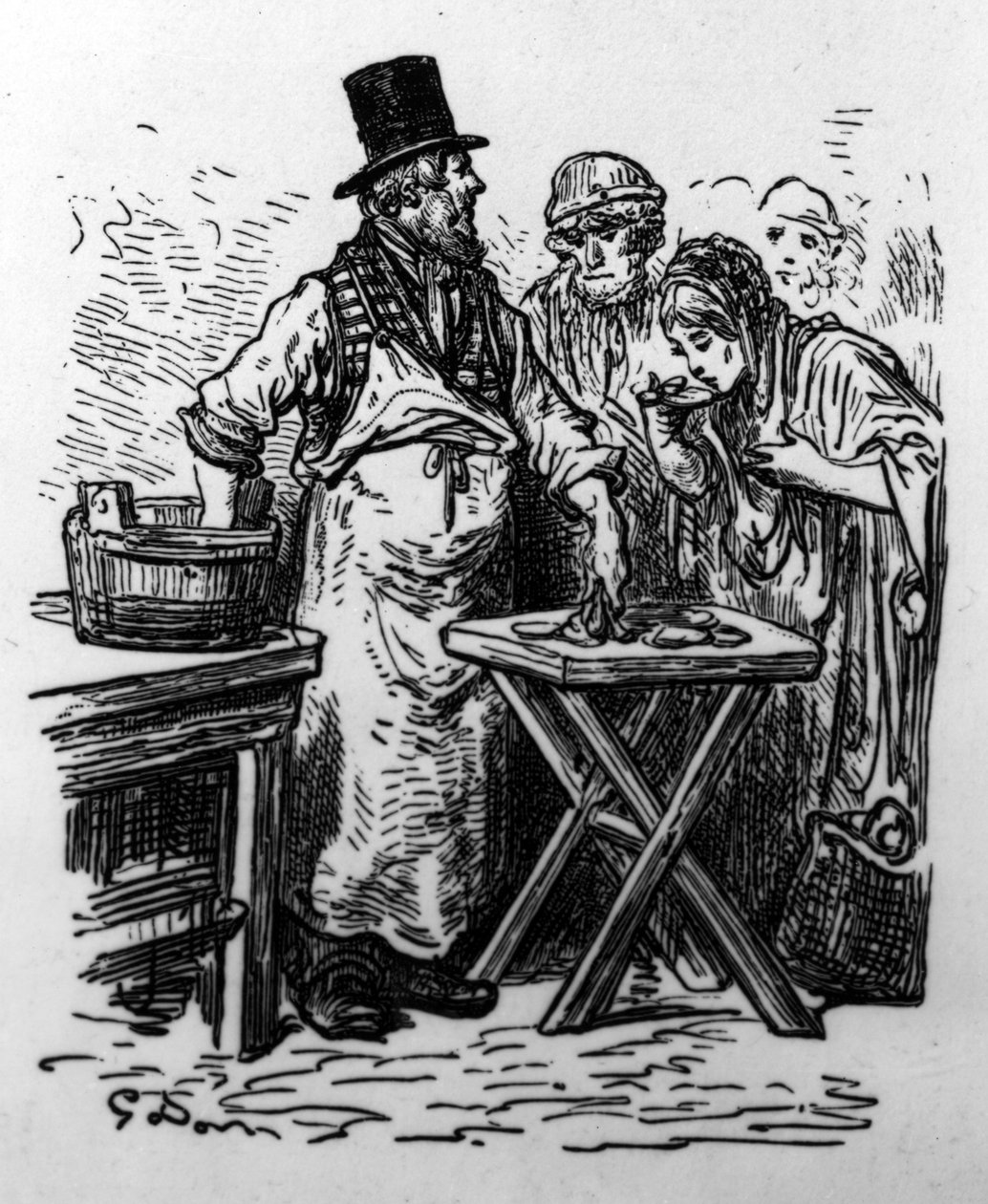 An Oyster Vendor, fra 