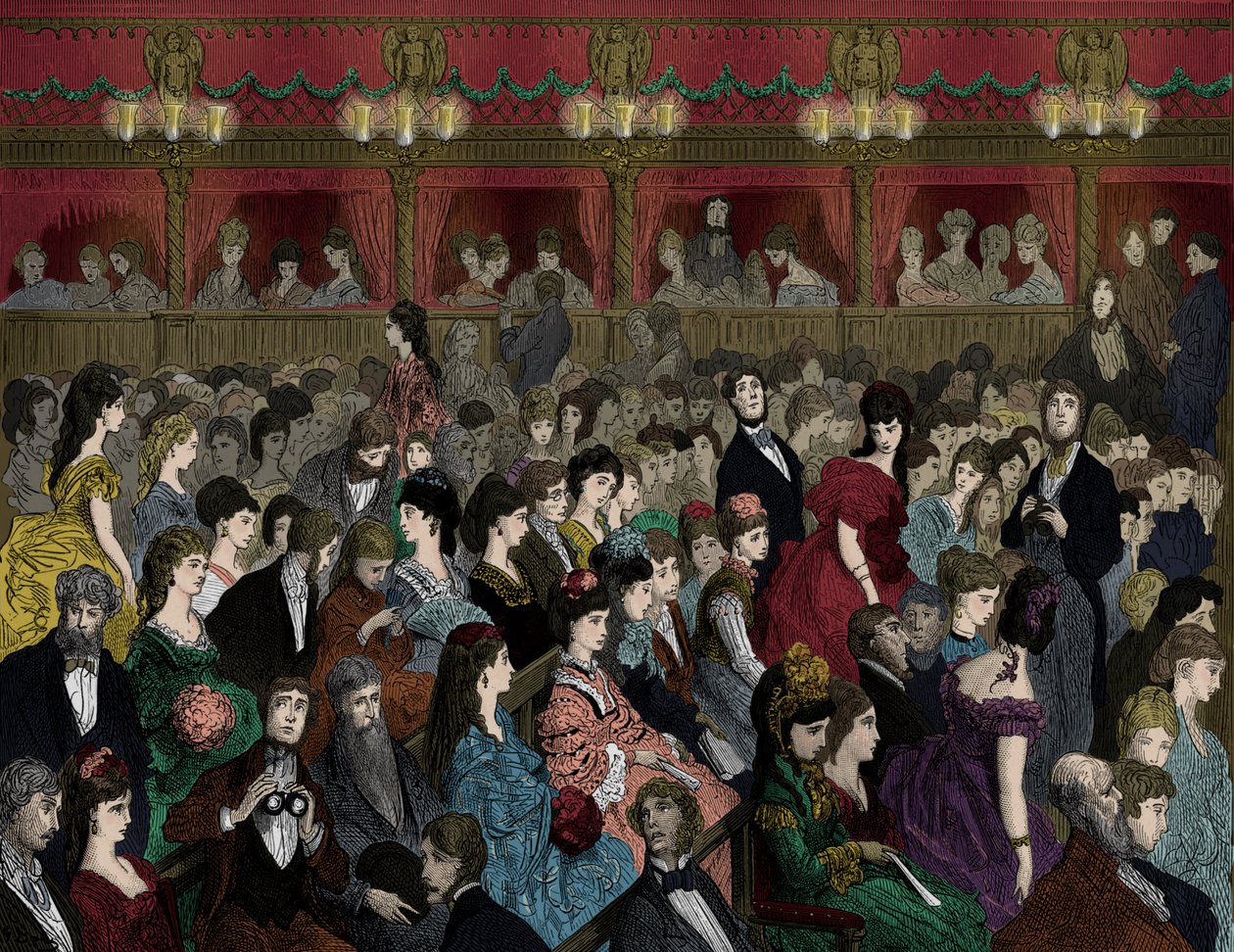 Covent Garden operahus av Gustave Dore