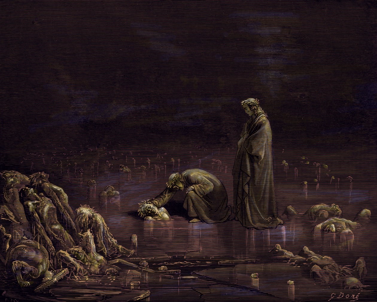 Dante Alighieri Den guddommelige av Gustave Dore