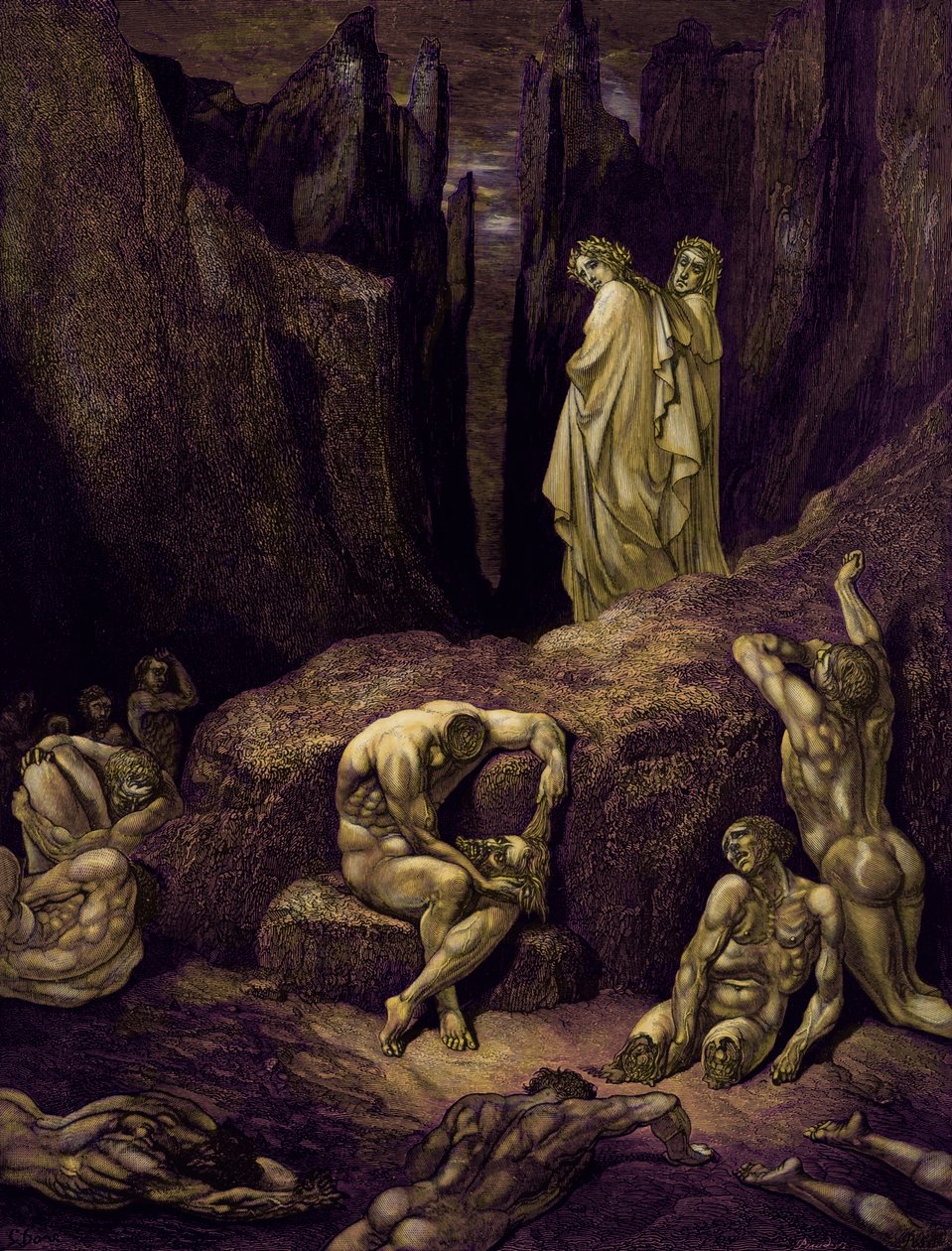 Dante Alighieri Den guddommelige av Gustave Dore