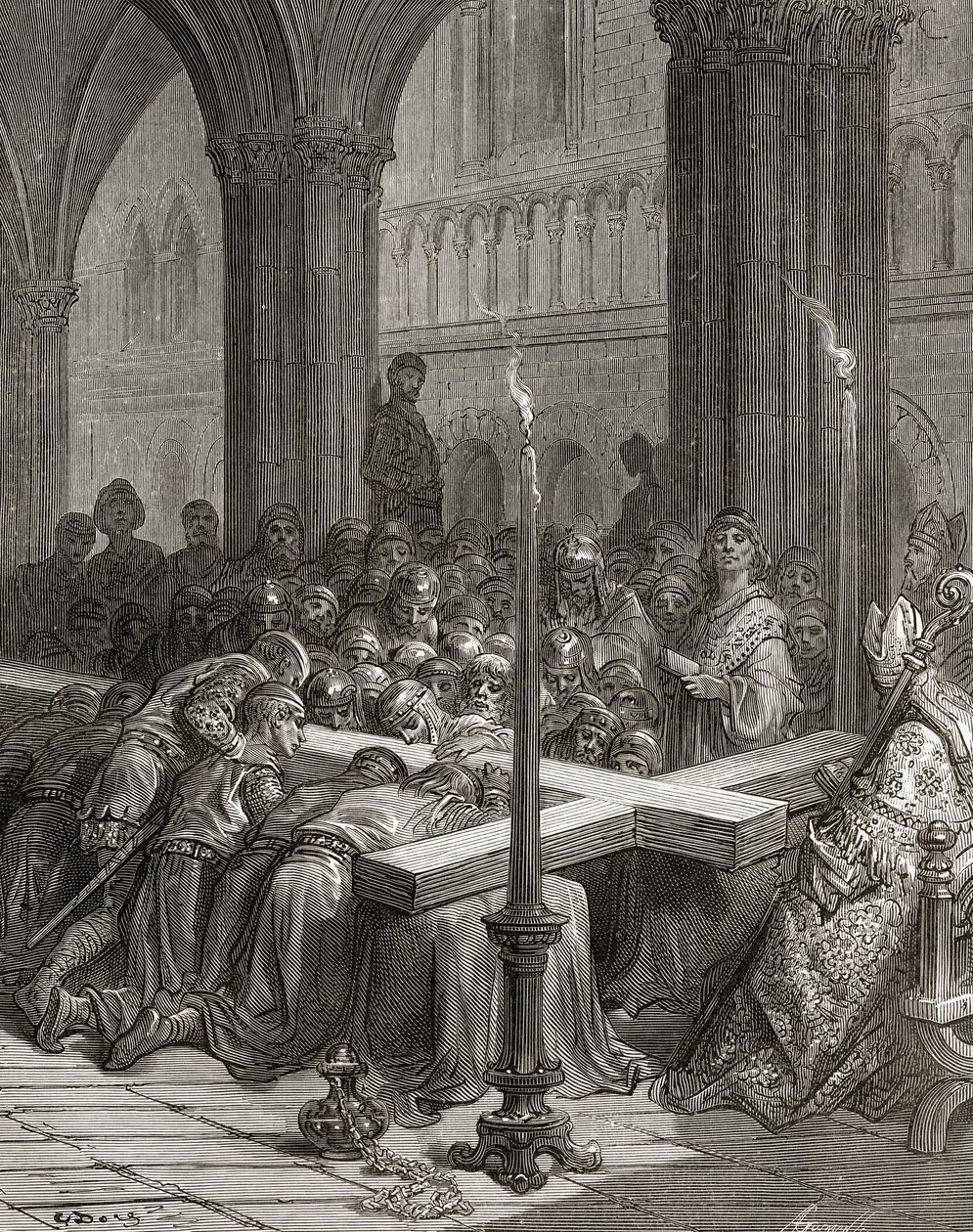 Discovery of The True Cross, illustrasjon fra 
