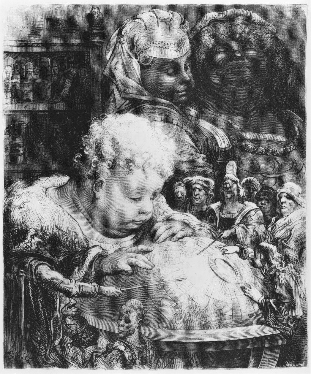 Education of Gargantua, illustrasjon fra 