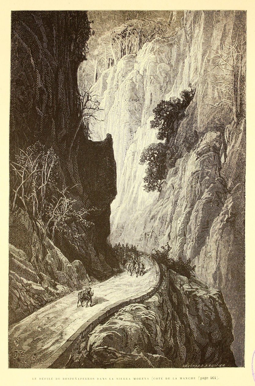 Despeñaperros-paraden i Sierra Morena av Gustave Dore