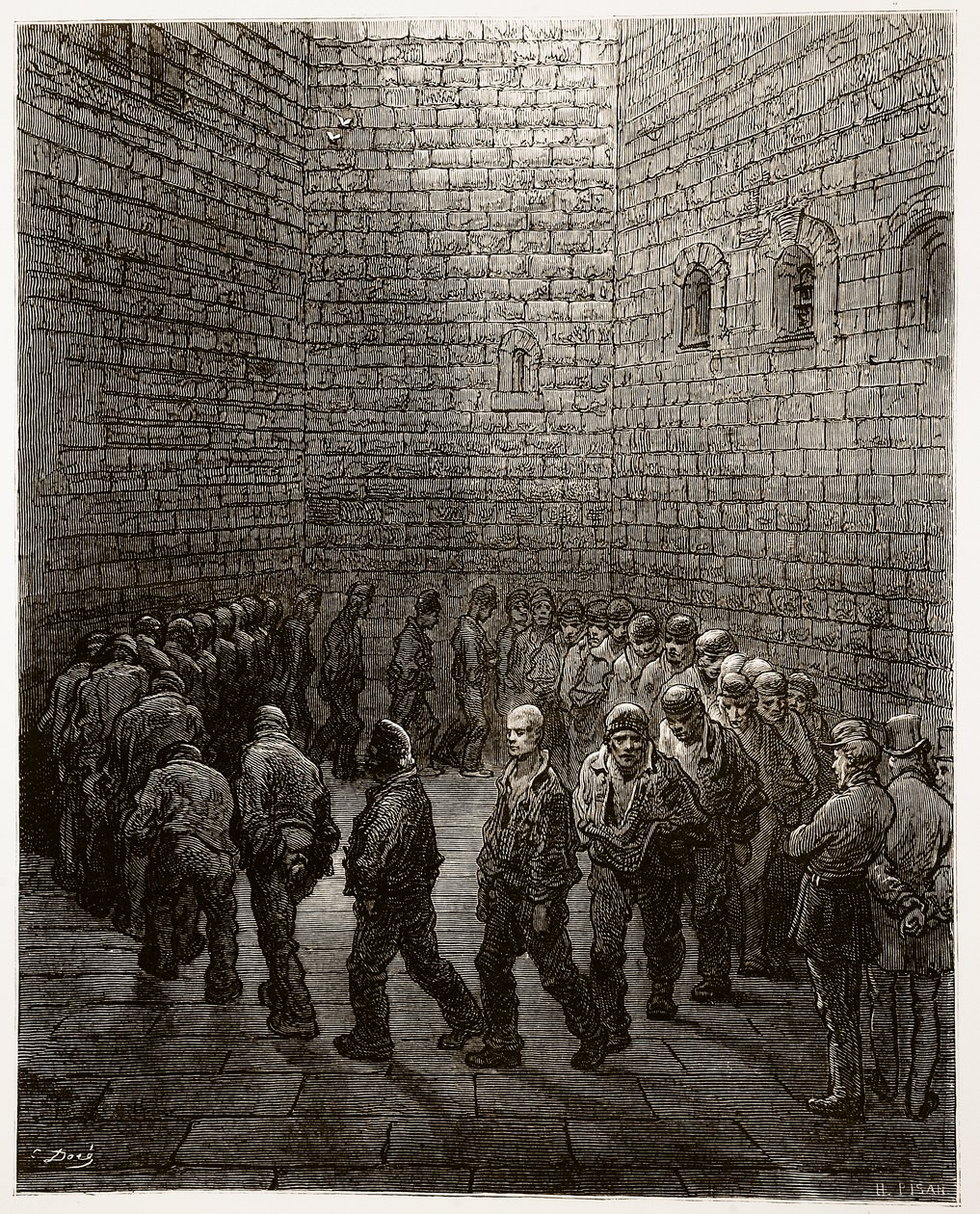 Newgate - Exercise Yard, fra 