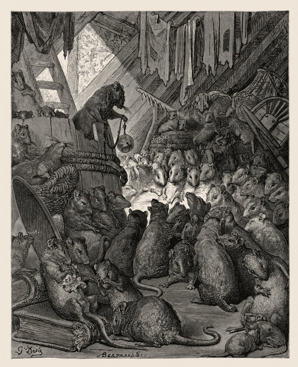 Skanning av en Gustave Doré -gravering av Gustave Dore