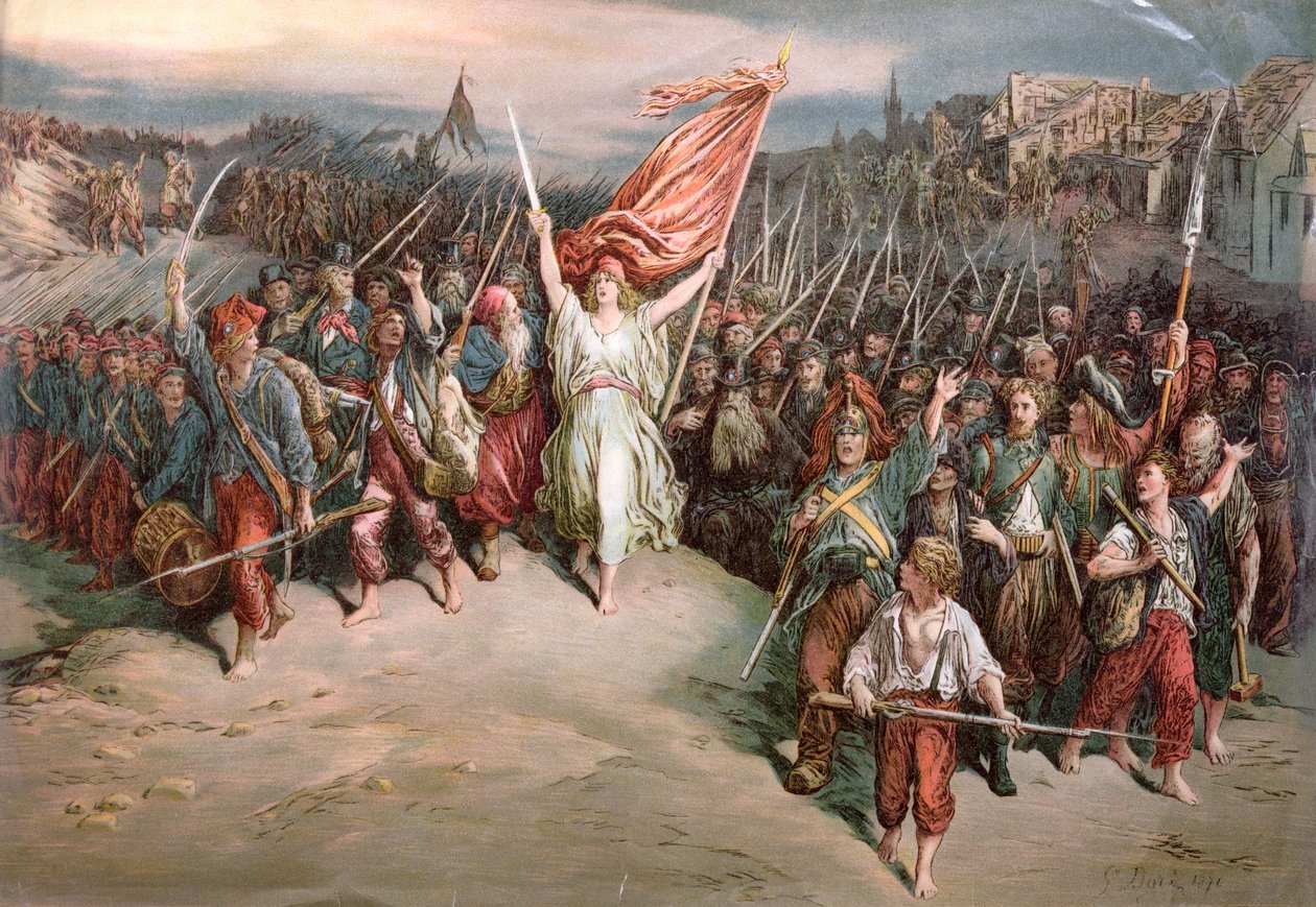Marseillaise, 1870 av Gustave Dore