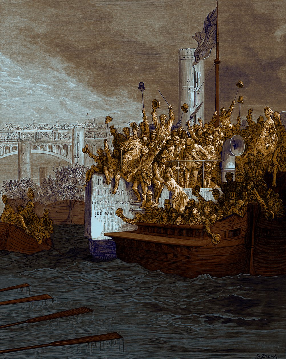 Løpet av Gustave Doré av Gustave Dore