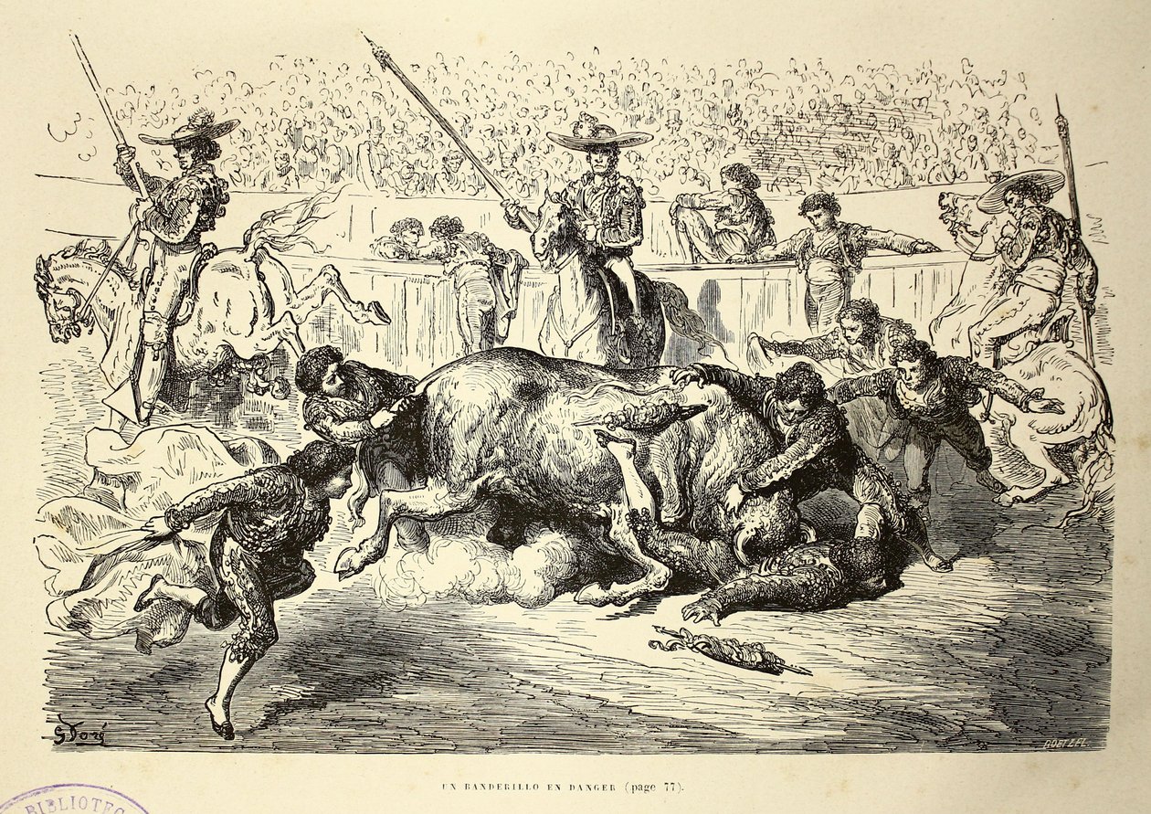 Et flagg i fare av Gustave Dore