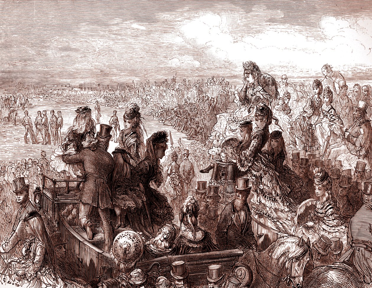 Viktoriansk London - Lords cricketbane av Gustave Dore