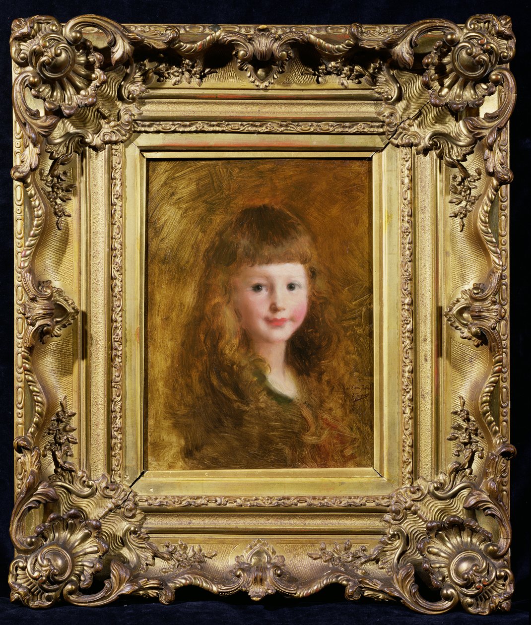 Portrett av en jente av Gustave Jacquet