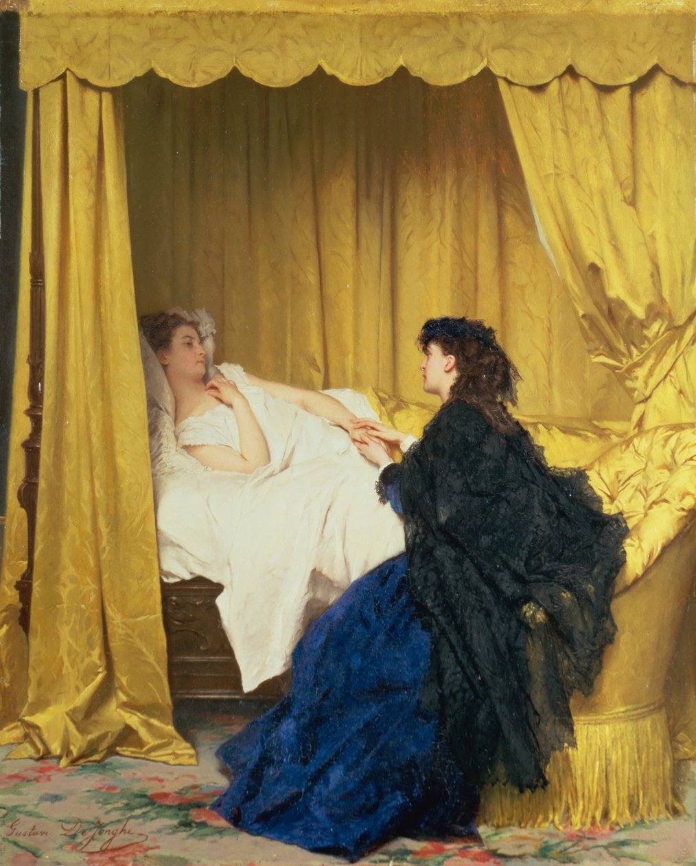 Rekonvalesenten av Gustave Léonard de Jonghe