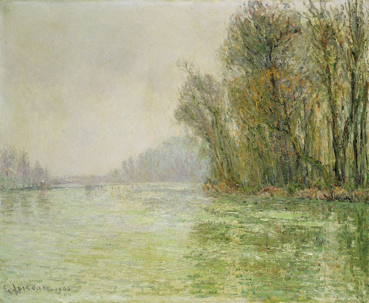 The Oise in Winter, 1906 av Gustave Loiseau