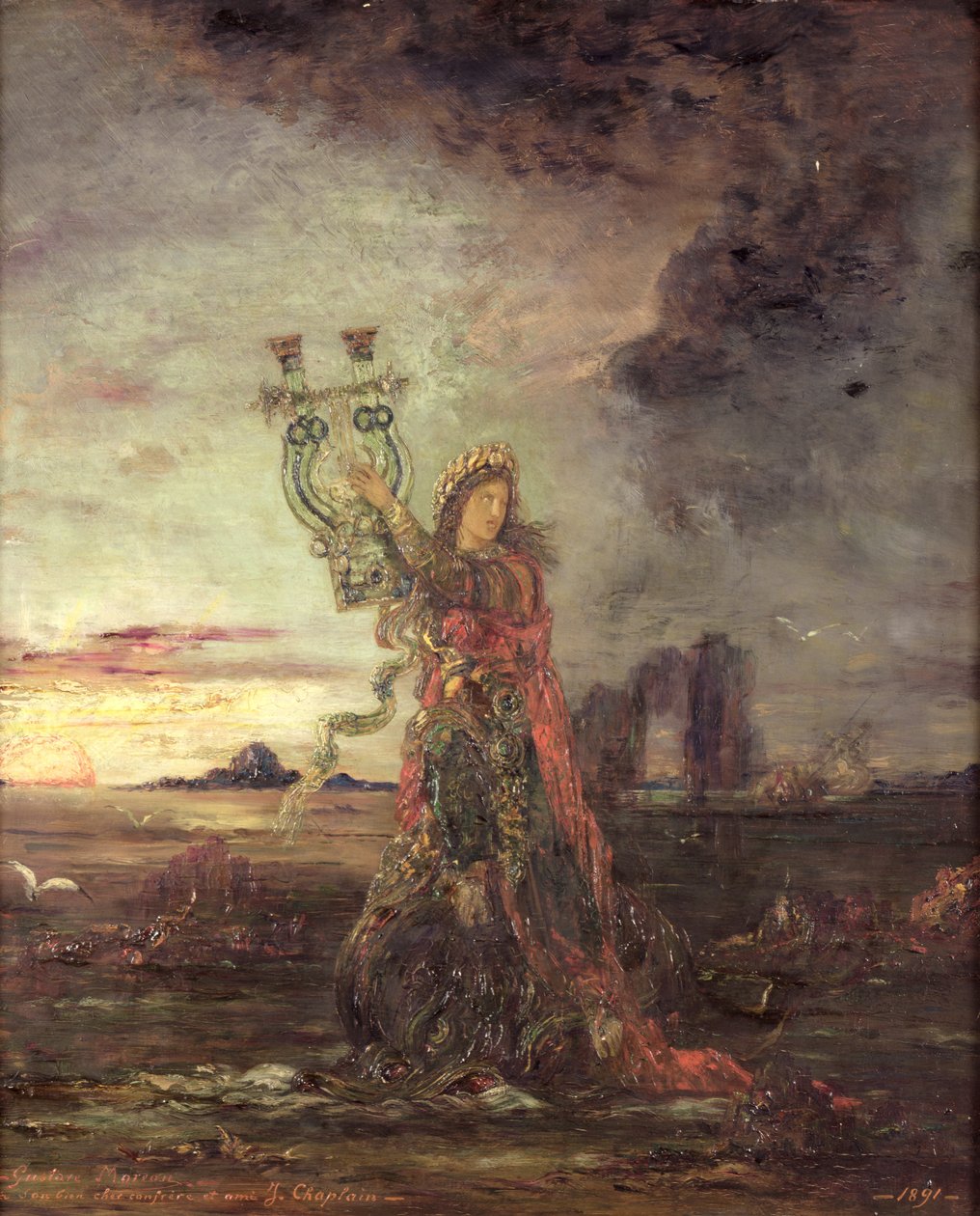 Arion, 1891 av Gustave Moreau