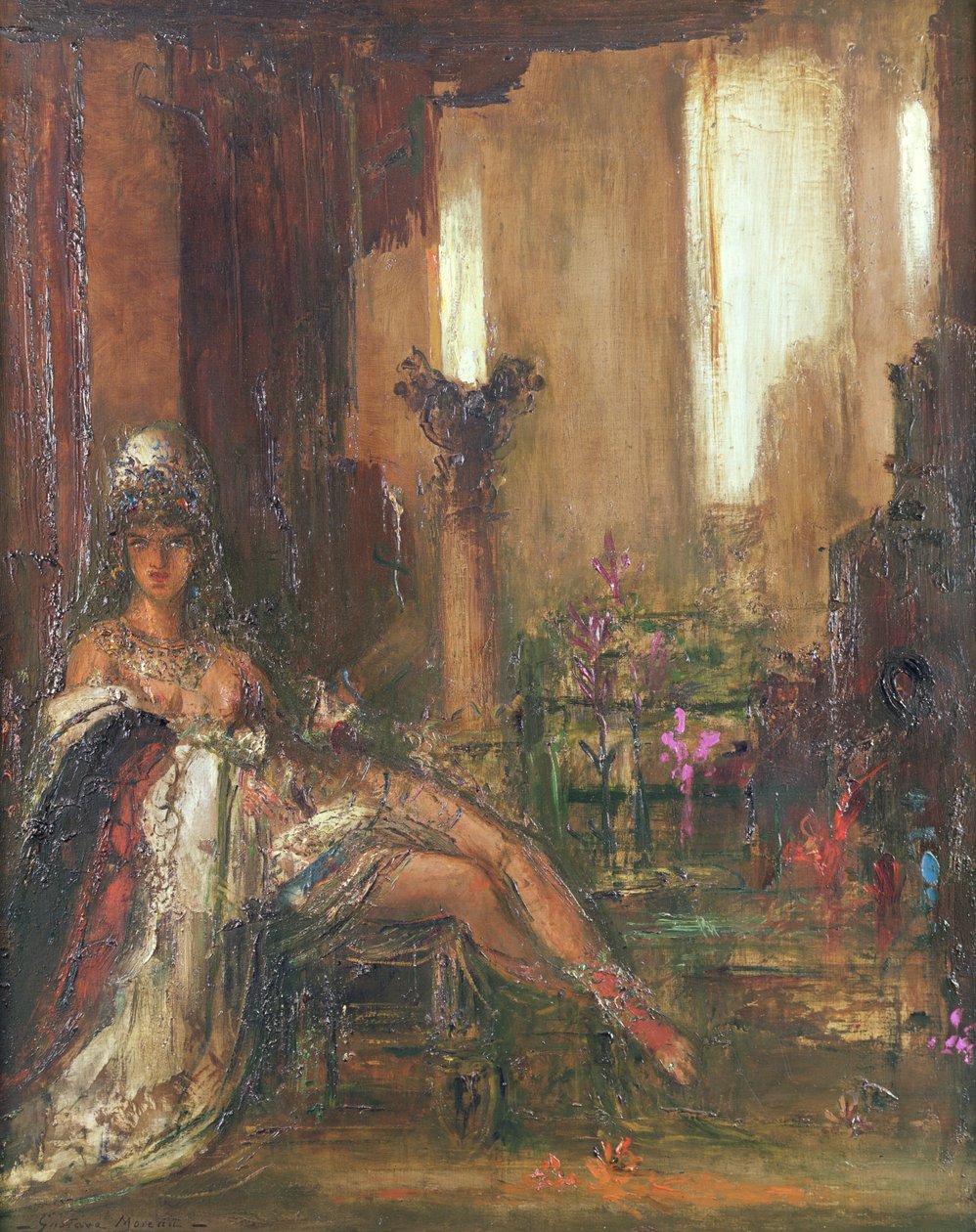 Delilah av Gustave Moreau