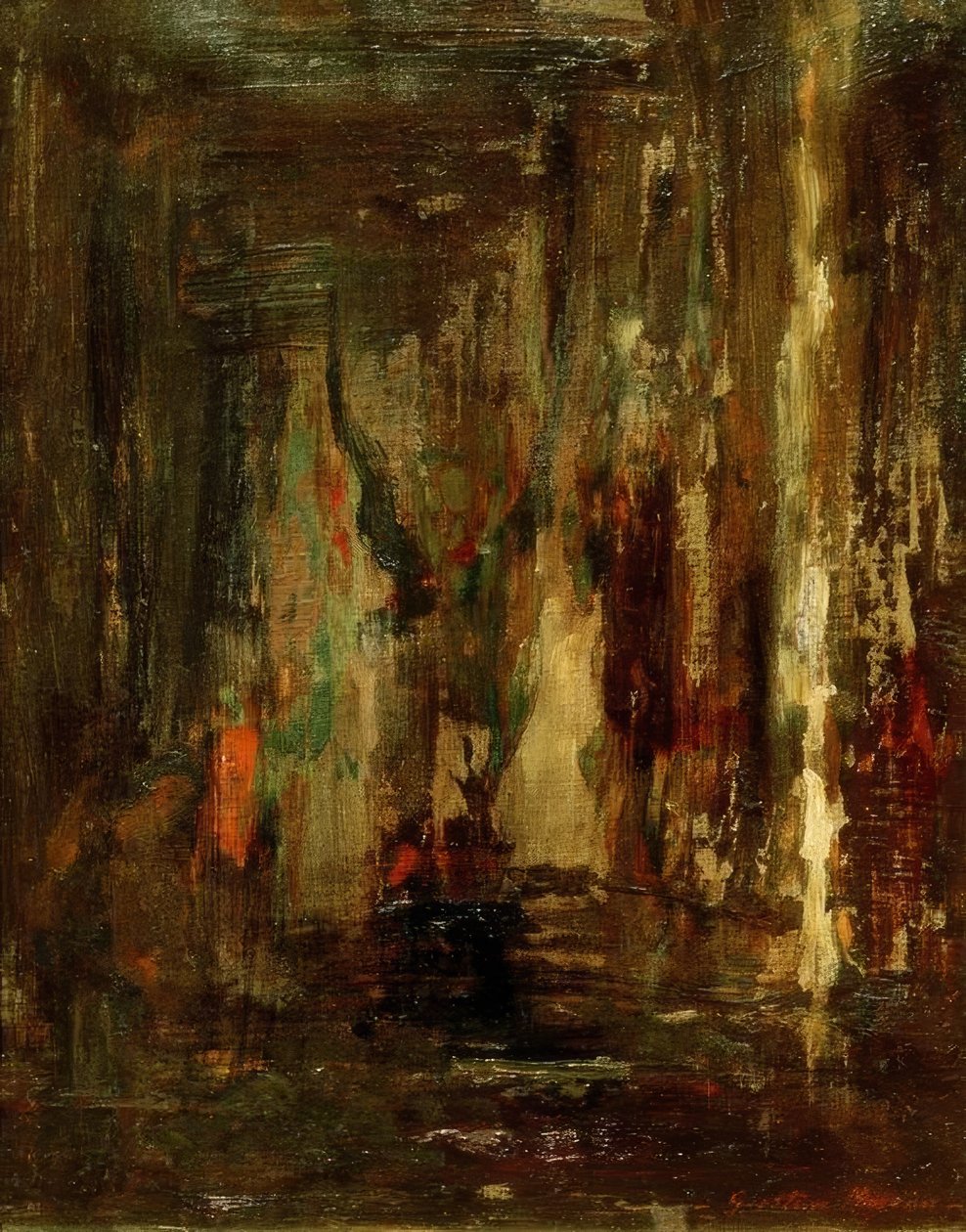 Skisse for å reise Ødipus av Gustave Moreau