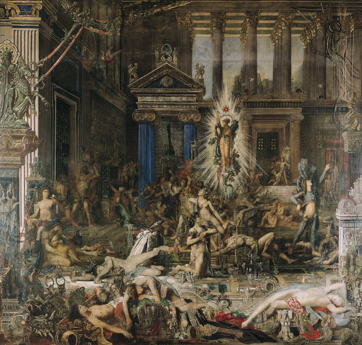 Pretentantene, 1862-98 av Gustave Moreau