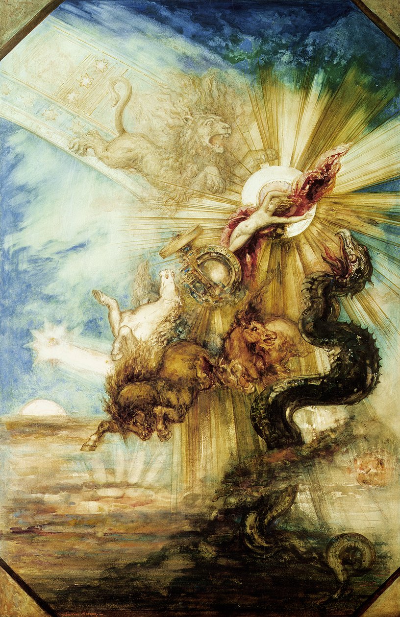Phaethons fall av Gustave Moreau