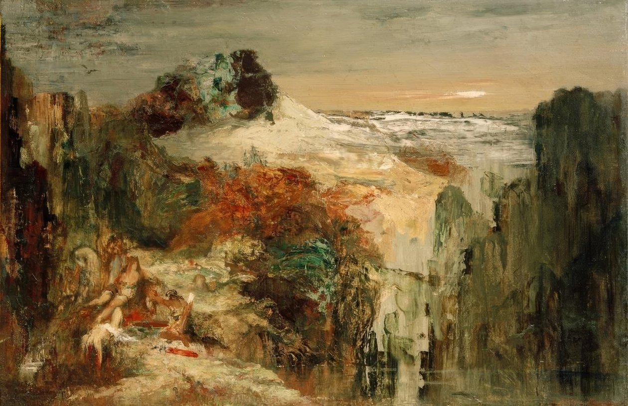 Tomyris og Cyrus av Gustave Moreau