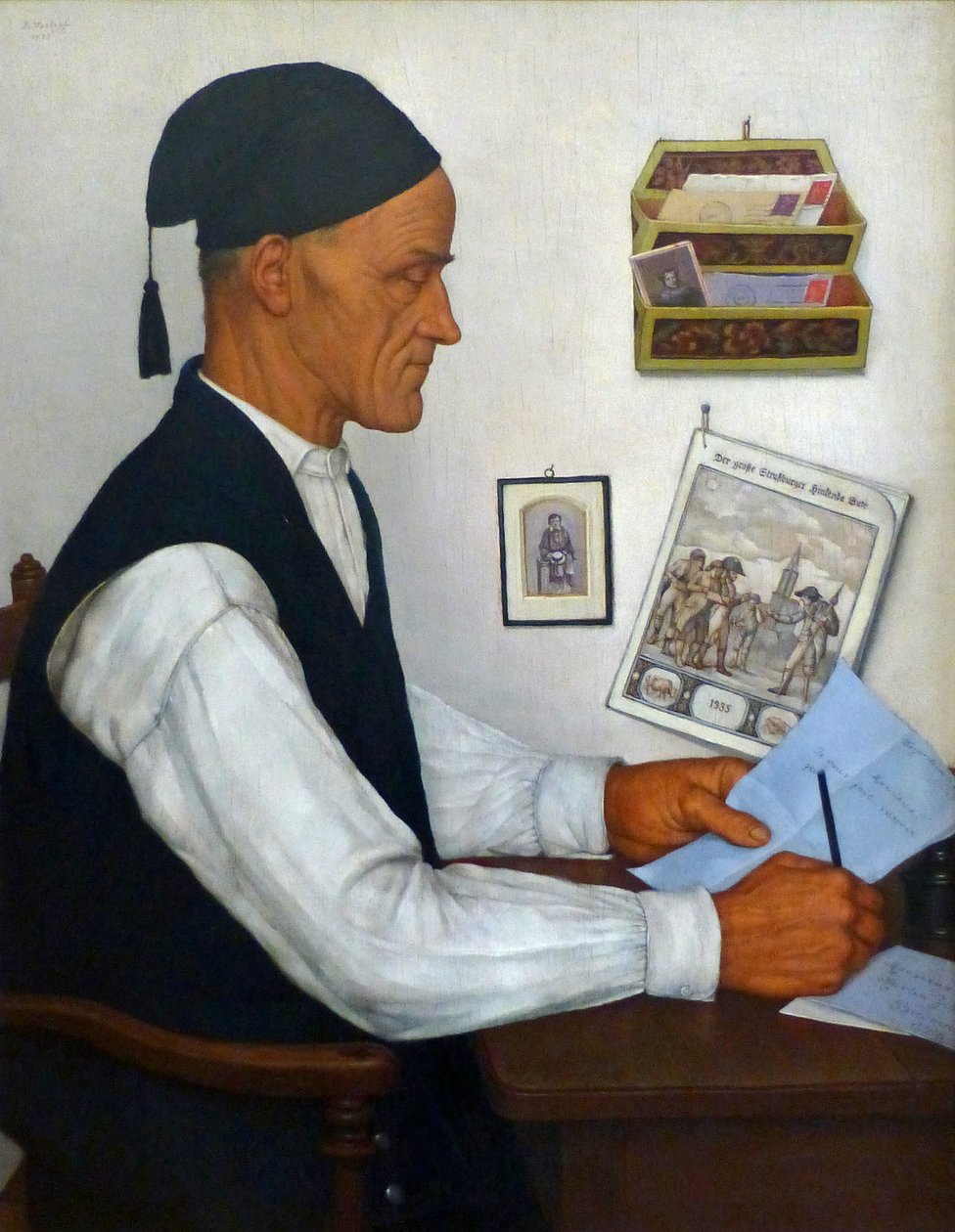 Den lamme budbringeren, 1935 av Gustave Stoskopf