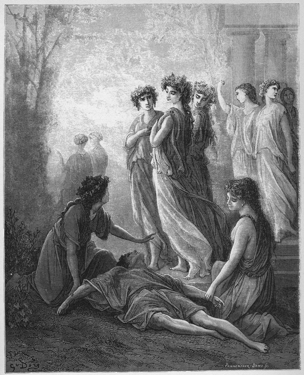 Daphnis et Alcimadure - Daphnis og Alcimaduro - fra 