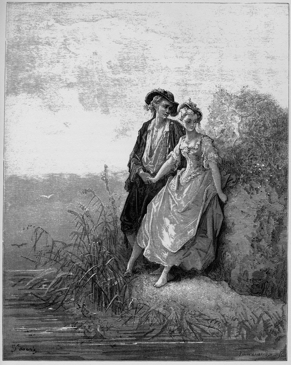 Tircis et Amarante - Tircis and Amaranth - (The shepherd and shepherdess) - from 
