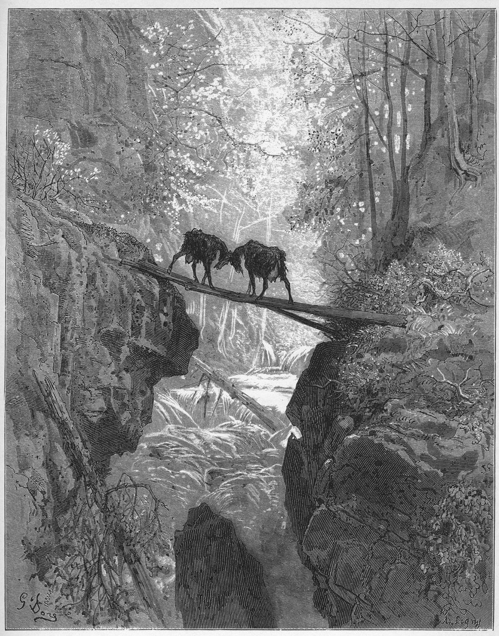 les deux chevres - the two goats - from 