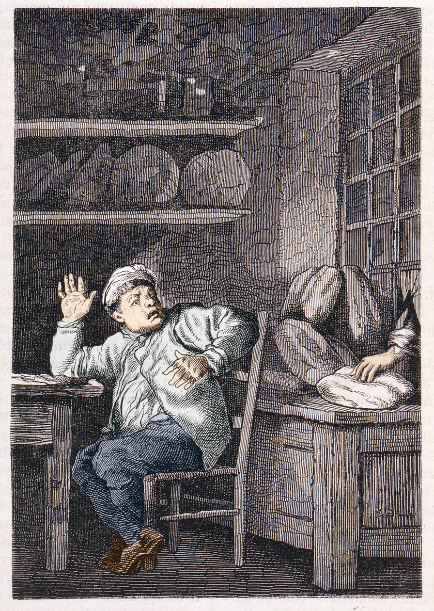 Le vol de Jean Valjean - i ""Les Misérables"" av Victor Hugo, ill. av Brion, red. Hetzel og Lacroix av Gustave Brion