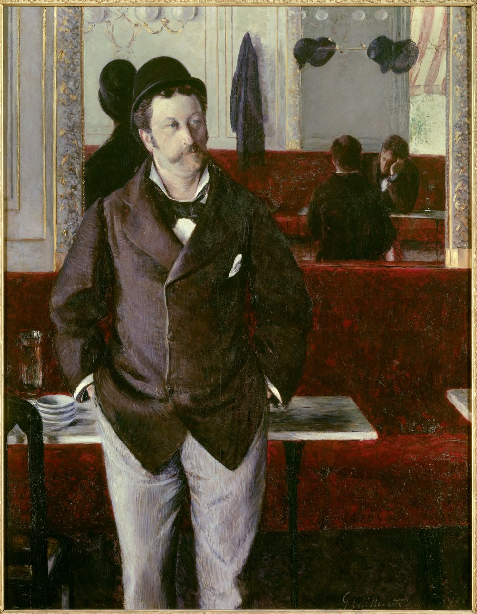 På kafeen Maleri av Gustave Caillebotte (1848-1894) 1880 Søn. 1,53x1,14 m Rouen, musee des Beaux Arts av Gustave Caillebotte