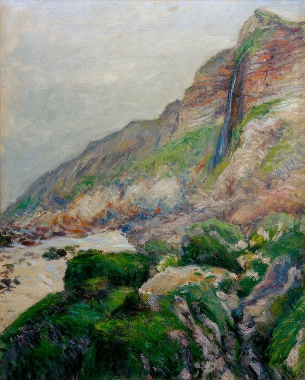 Klippe i Normandie av Gustave Caillebotte
