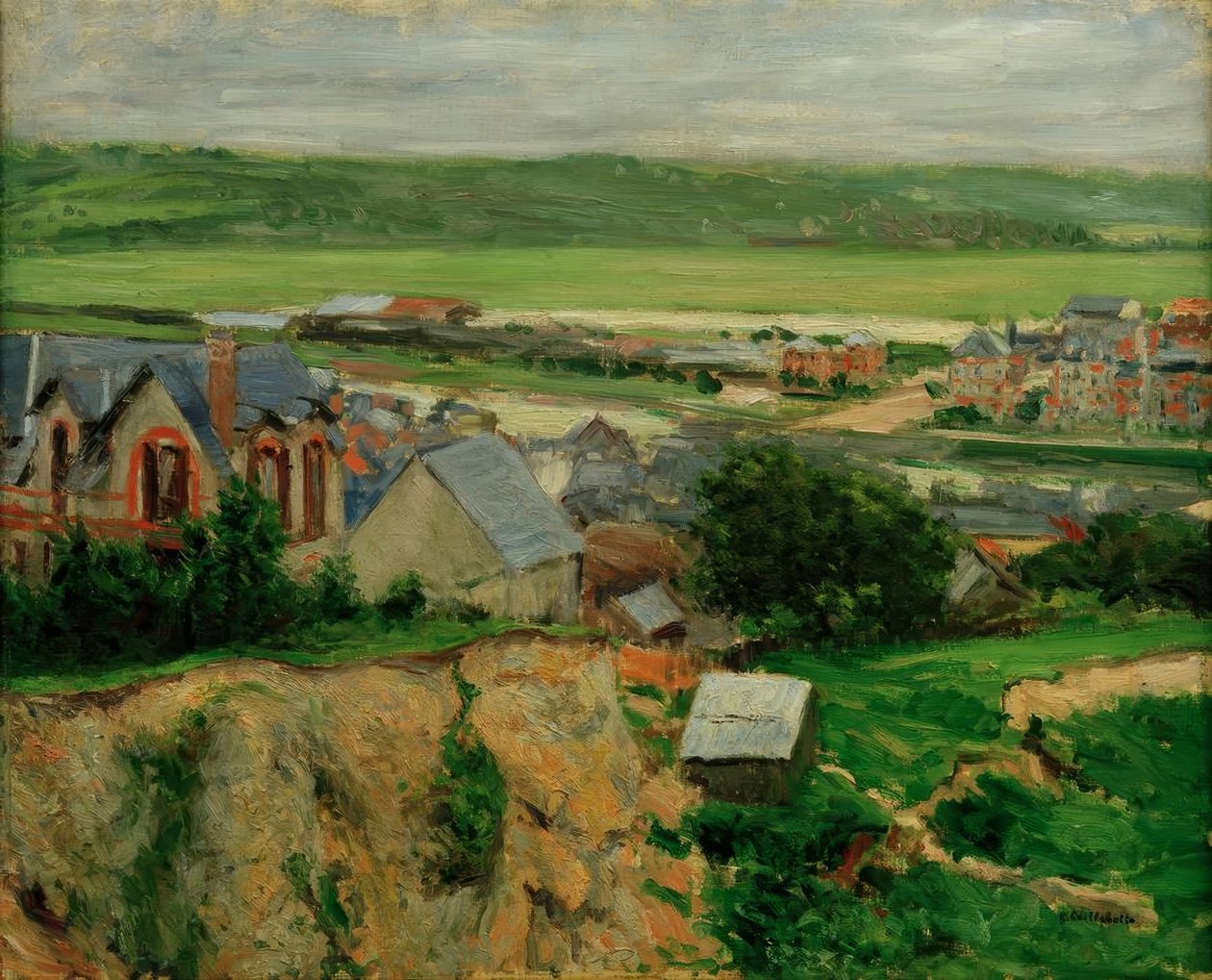 Touques-dalen, Trouville av Gustave Caillebotte