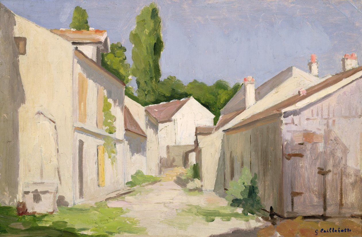Le Clos des Abbesses, Yerres, Essonne, før 1879 av Gustave Caillebotte