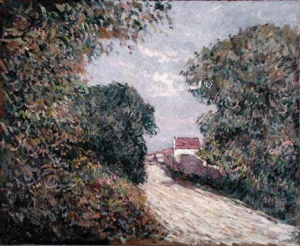Sti ved kanten (olje på lerret) av Gustave Caillebotte