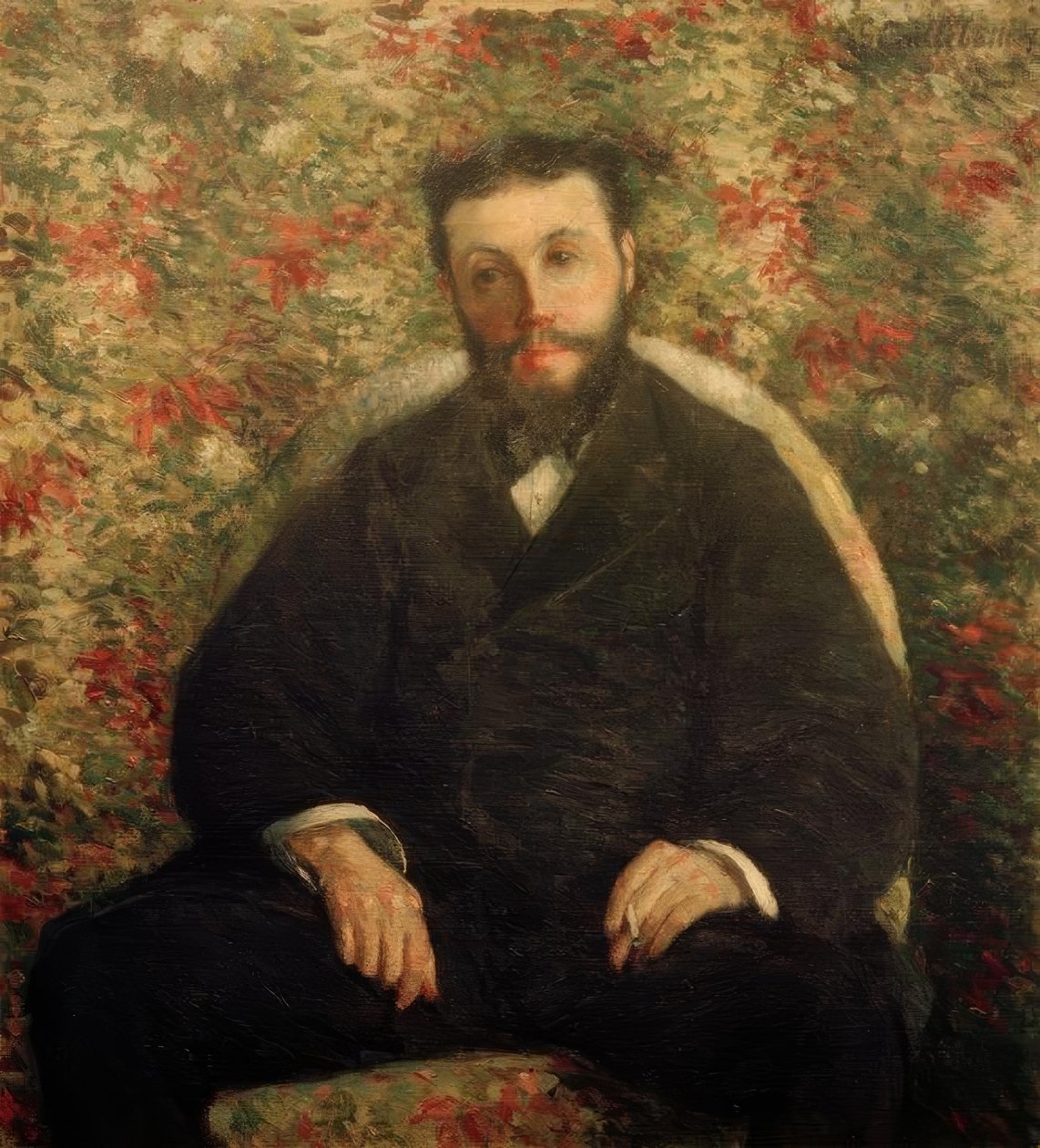 Portrett av A. Cassabois av Gustave Caillebotte