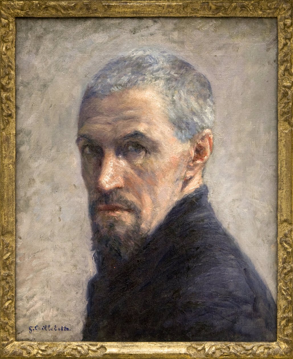 Portrett av Gustave Caillebotte (olje på lerret) av Gustave Caillebotte