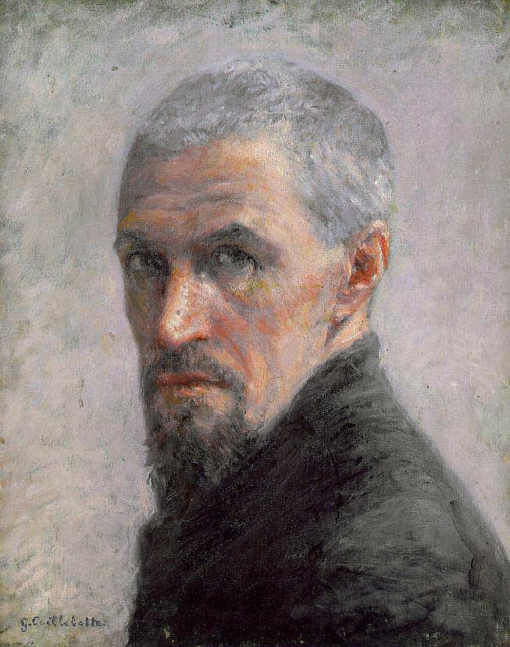 Selvportrett, ca. 1889 (olje på lerret) av Gustave Caillebotte