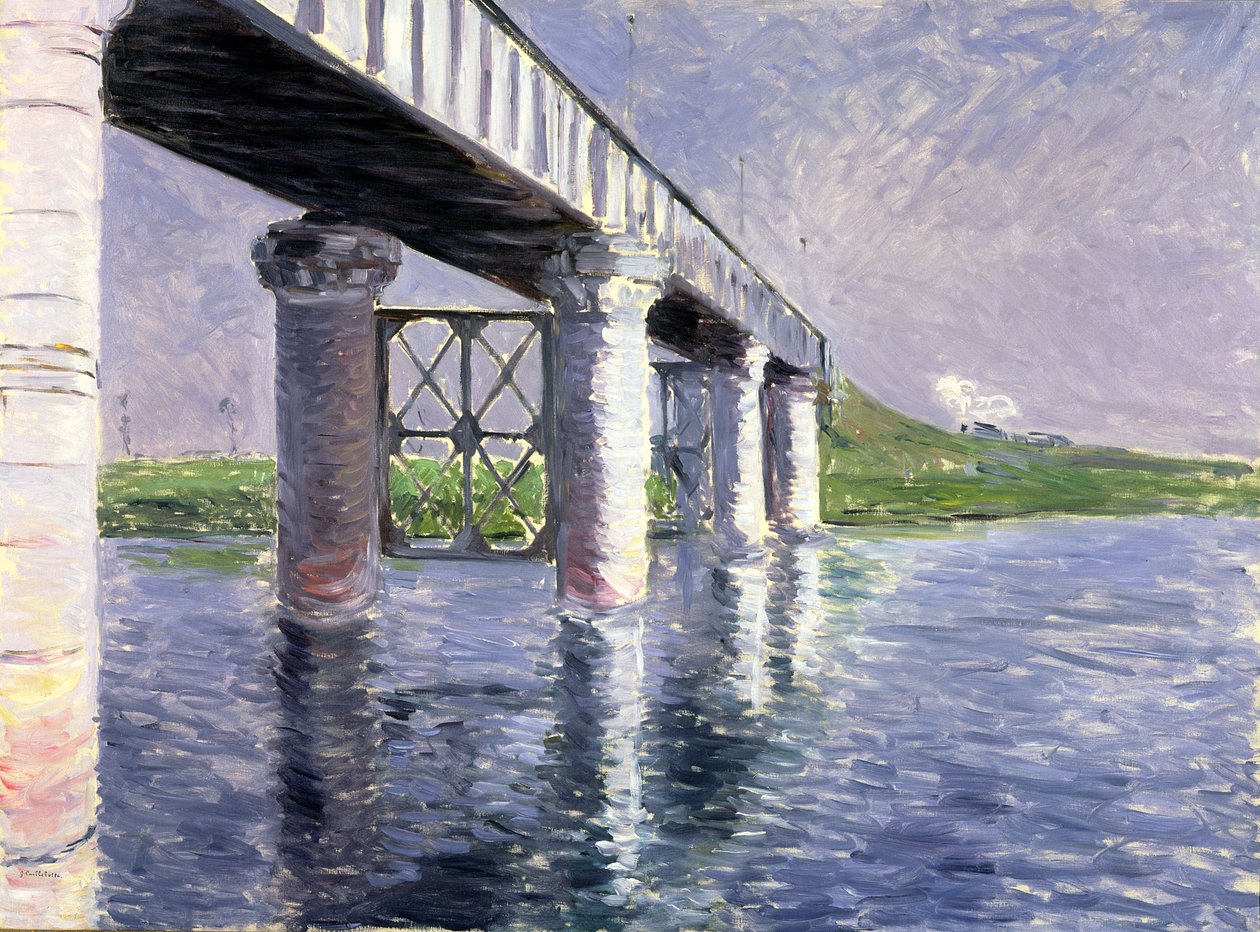 Broen ved Argenteuil, 1885 eller 1887 av Gustave Caillebotte