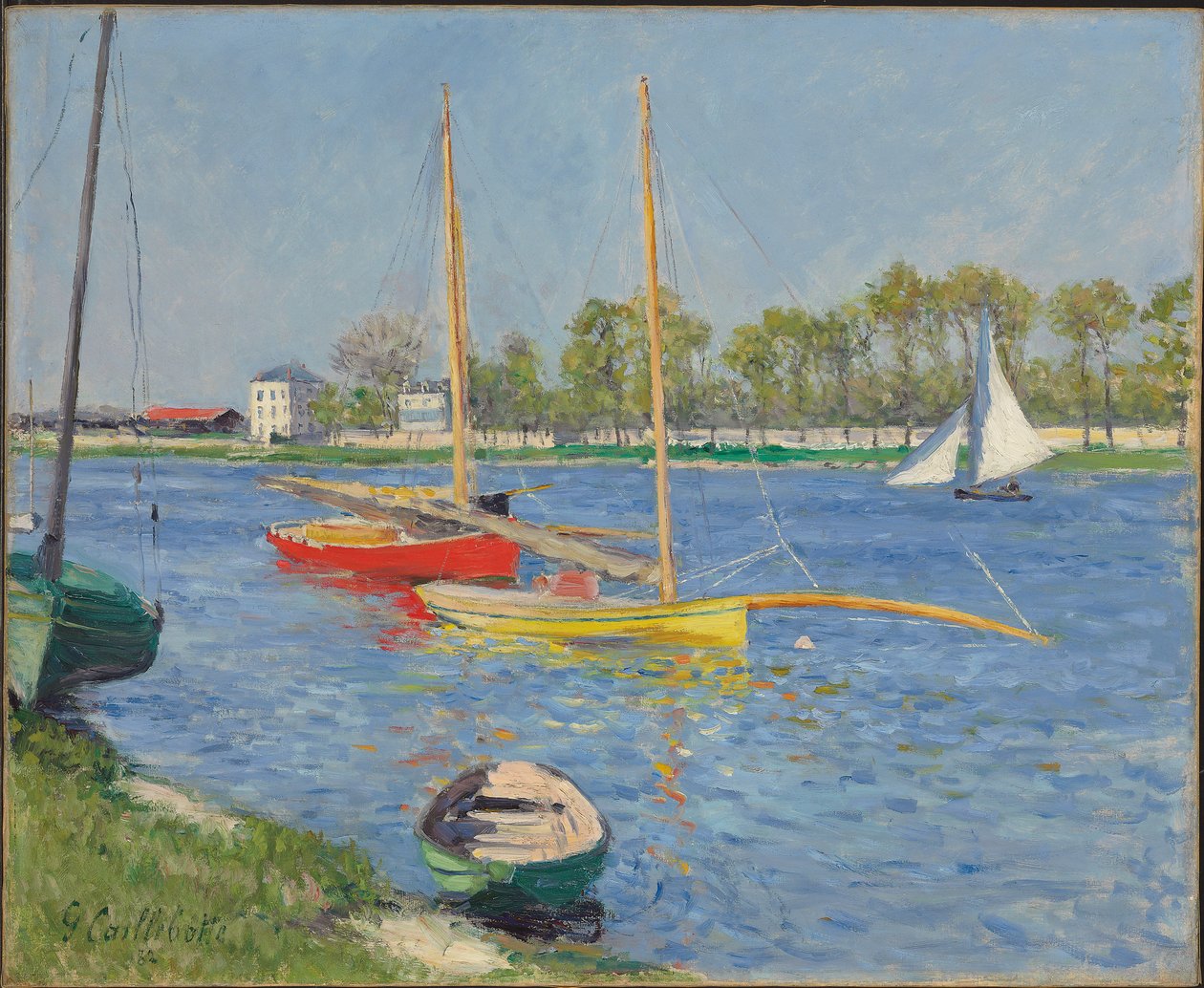 Seinen ved Argenteuil, 1882 av Gustave Caillebotte