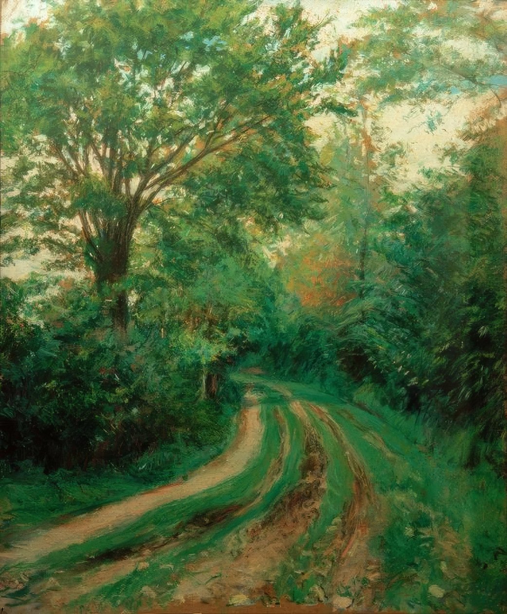En vei sier også Rute i Normandie av Gustave Caillebotte