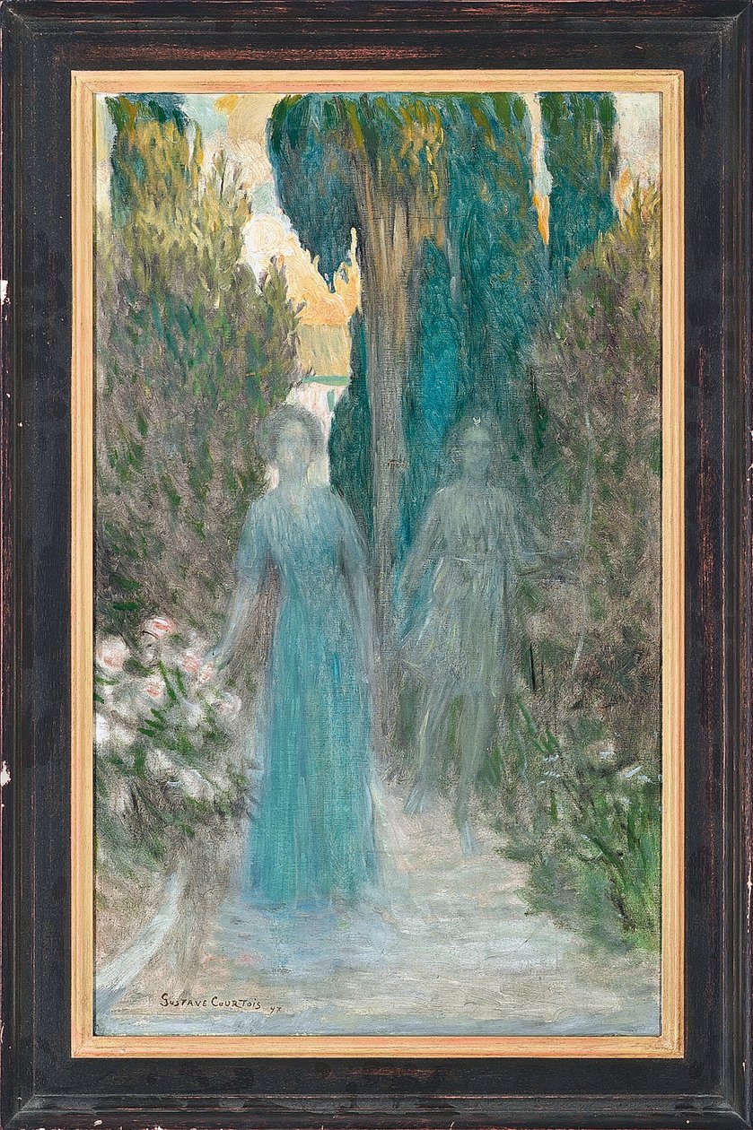 Diana og en ledsager, 1897 av Gustave Claude Etienne Courtois