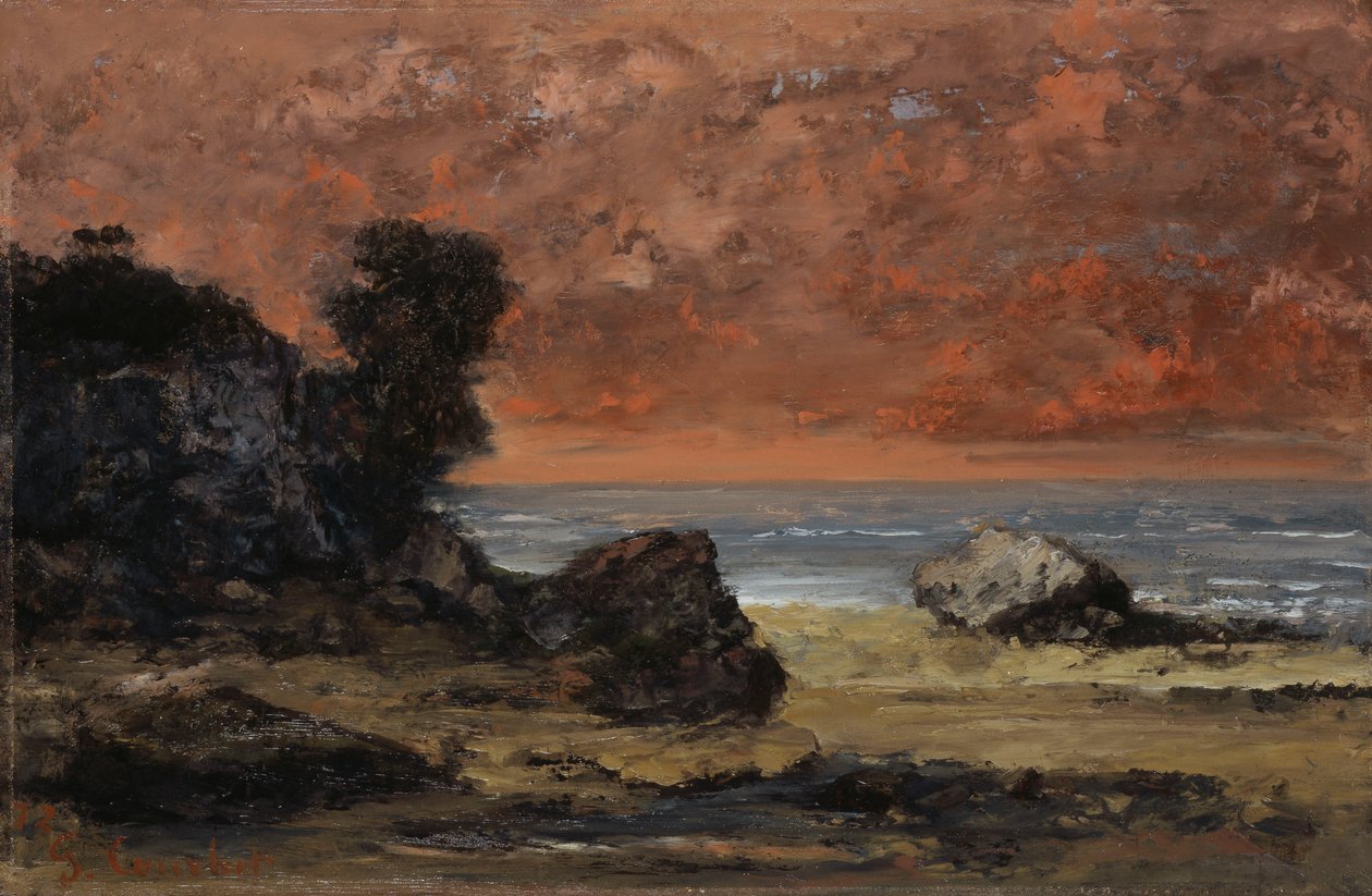Etter stormen, 1872 av Gustave Courbet