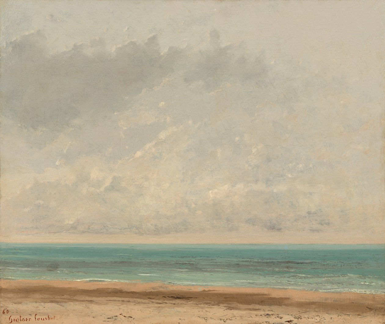 Stille hav av Gustave Courbet